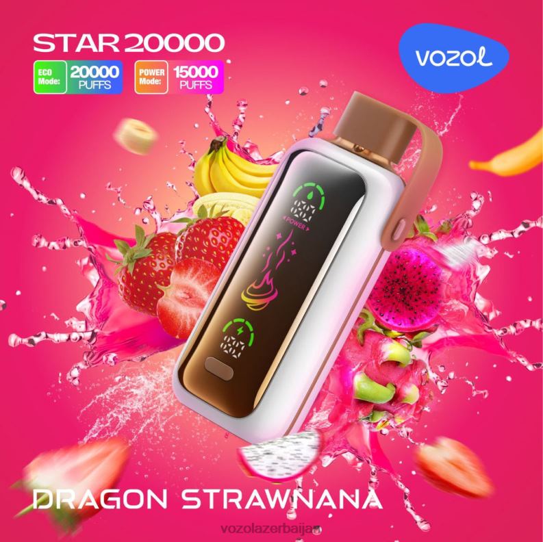 Vozol Vape Buy Online əjdaha strawnana P4P048 VOZOL STAR 20000