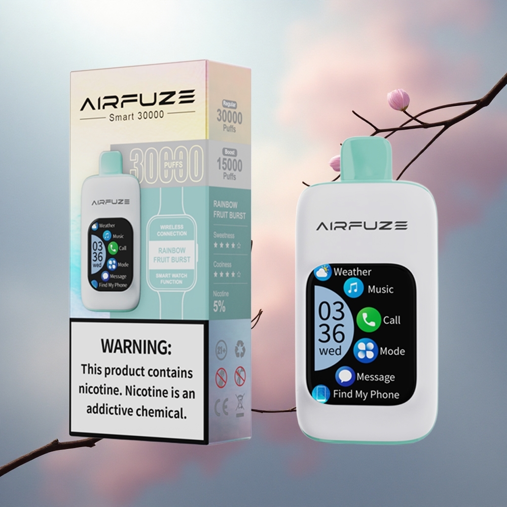 AirFuze Smart 30000 Göy Qurşağı Meyvə Partlayışı 5% Nikotin 900mAh