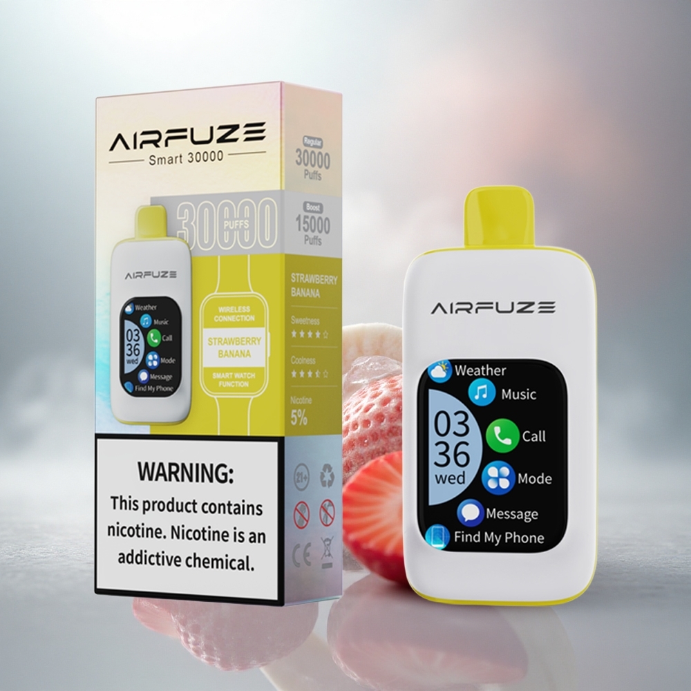 AirFuze Smart 30000 Çiyələk Banan 5% Nikotin 900mAh