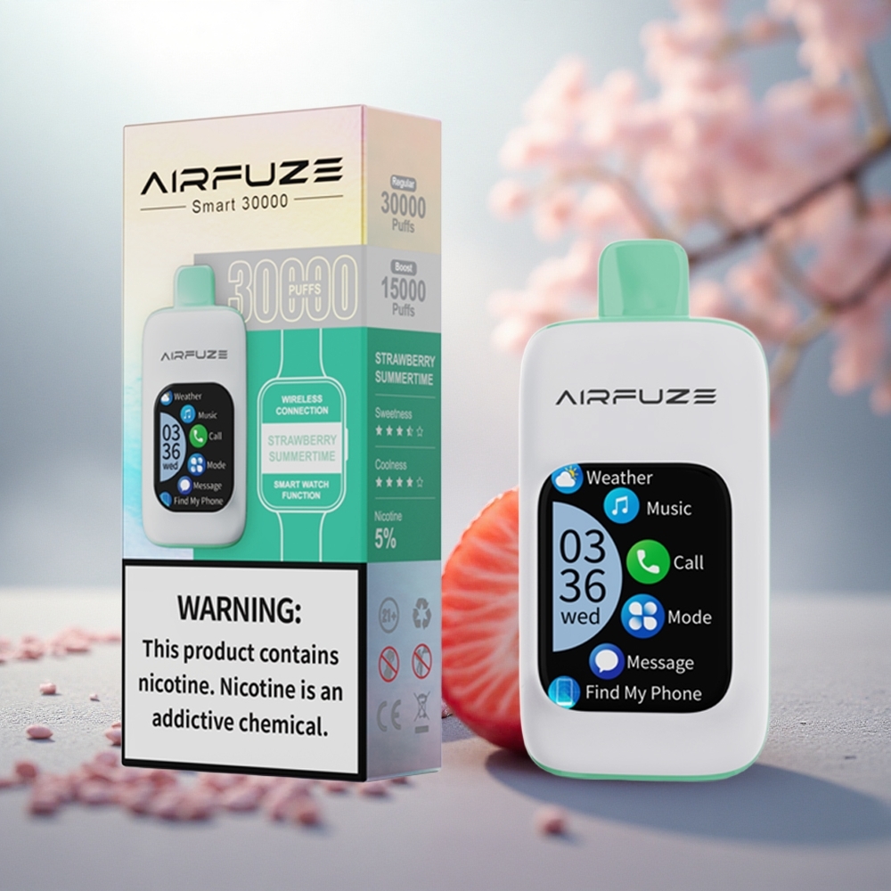 AirFuze Smart 30000 Çiyələk Yay Vaxtı 5% Nikotin 900mAh