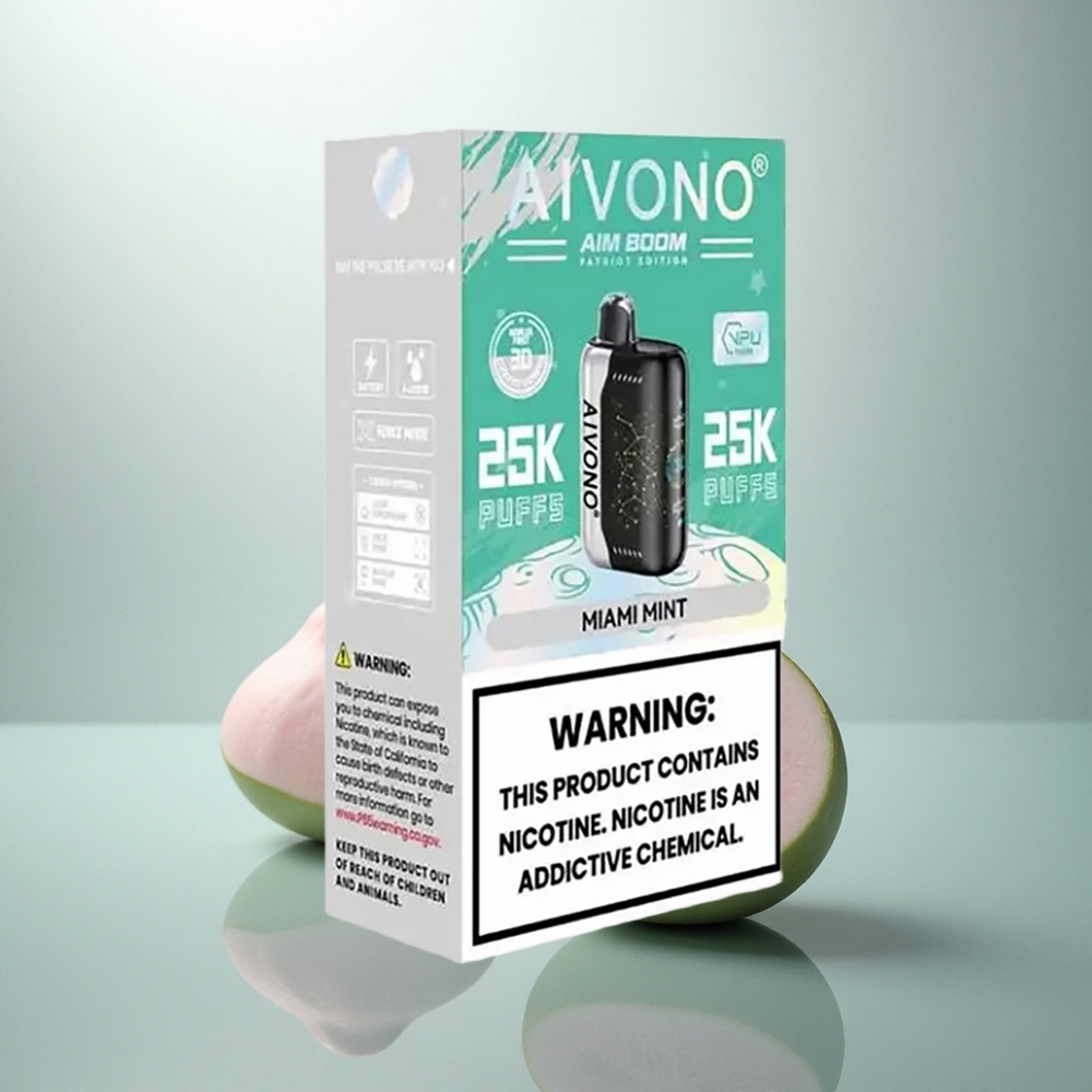 Aivono Aim Boom 25000 Bakı Nanə 28ml 650mAh 1.2 ohm