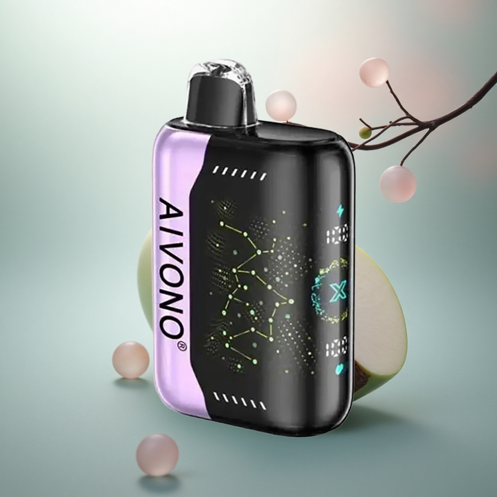 Aivono Aim Boom 25000 Yaşıl Alma Üzümü 650mAh 0% Nikotin