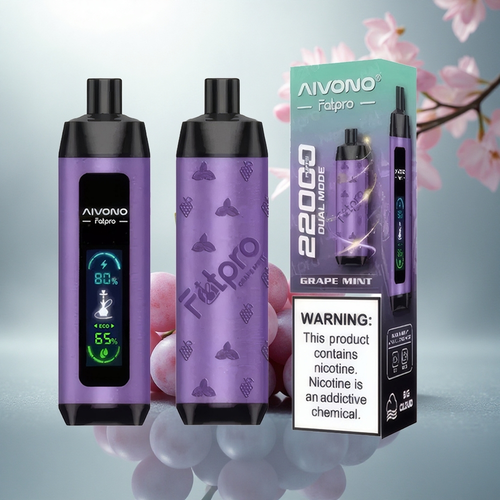 Aivono Aim Fatpro 22000 Üzüm Nanə 600mAh 5% Nikotin