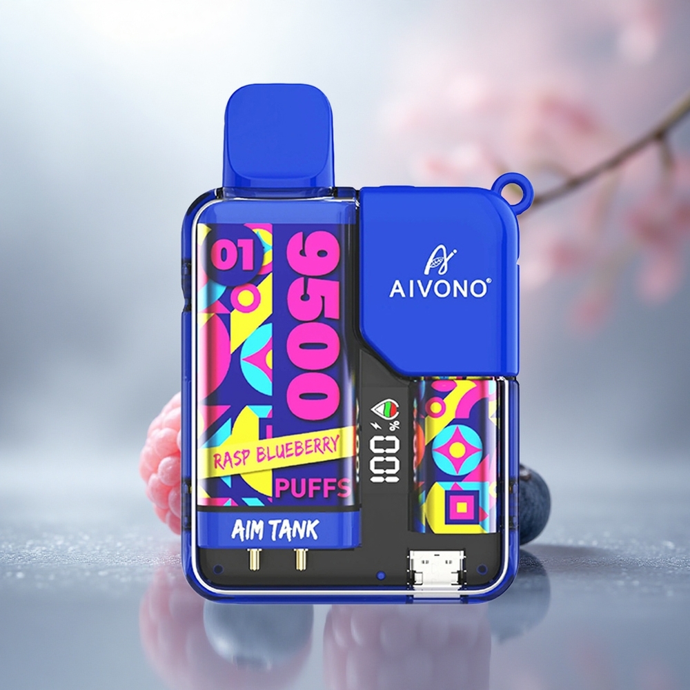 Aivono Aim Tank 9500 Ahududu Göyürtü 650mAh 5% nikotin Aivono Aim Tank 9500 Ahududu Göyürtü 650mAh 5% nikotin