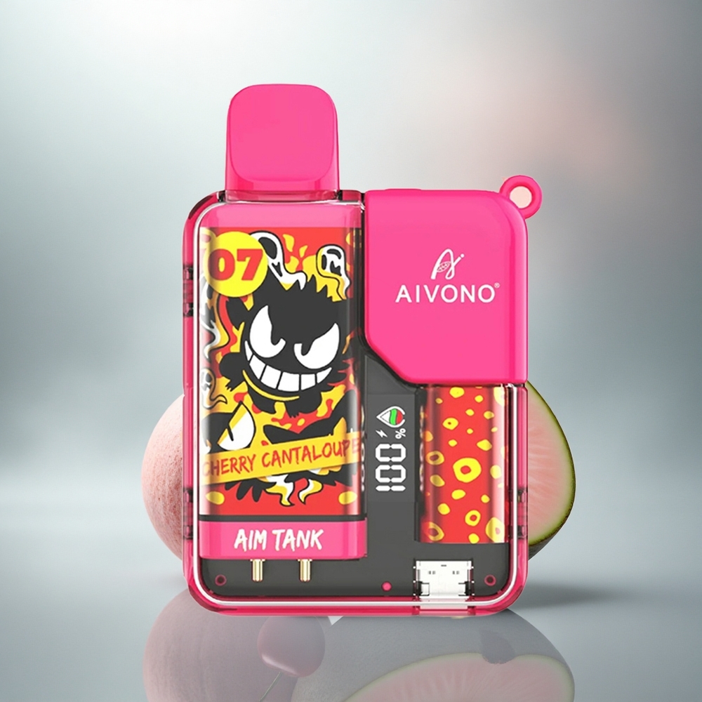 Aivono Aim Tank 9500 Albalı Qovun 18ml 650mAh 1.2ohm Mesh Aivono Aim Tank 9500 Albalı Qovun 18ml 650mAh 1.2ohm Mesh