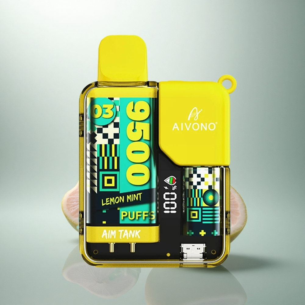 Aivono Aim Tank 9500 Limon Nanə 650mAh 5% Nikotin Aivono Aim Tank 9500 Limon Nanə 650mAh 5% Nikotin